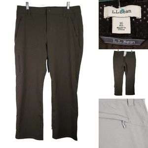 L.L. Bean Women's Plus Size 16 Dark Green Northport Pants Hiking (👍🏼)